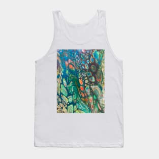 Galaxy pour cellular art Tank Top